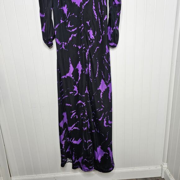 Hope for Flowers Tracy Reese Bailey Maxi Dress Size Small Long Sleeve Belted - Picture 5 of 13